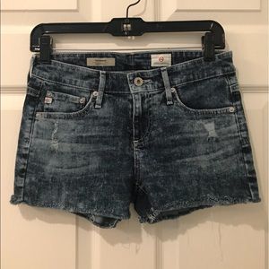 AG The Bonnie Denim Cutoff Shorts Size 24